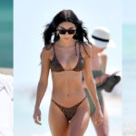 Chantel Jeffries – wearing leopard print bikini on the beach in Miami Beach