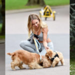 Kimberley Garner – working out in Battersea Park in London