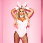 Bianca Gascoigne - bunny costume photoshoot for Easter