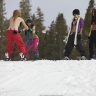 Badass Snowboarding... naked